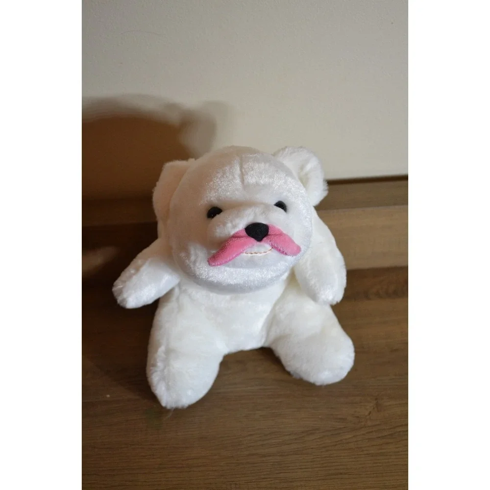 GUND Gunderground Snuffles Love The Stache White Polar  8